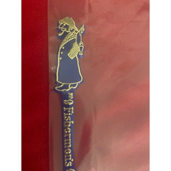 Fisherman’s Grotto No 9 San Francisco Vintage Swizzle Stick - Picture 2 of 5
